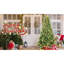 Arbre de Noël de 5 pi avec 300 lumières blanches chaudes, 967 pointes réalistes en PE + branches, branches à charnières pour installation sans tracas, support intemporel pré-enfilé au look naturel