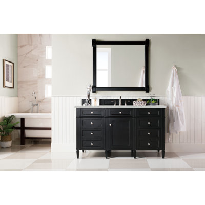 Brittany 60" Single Vanity W/FreePower Wireless Charger