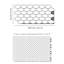 15cm W x 30.5cm L Aluminum Peel and Stick Mosaic Tile
