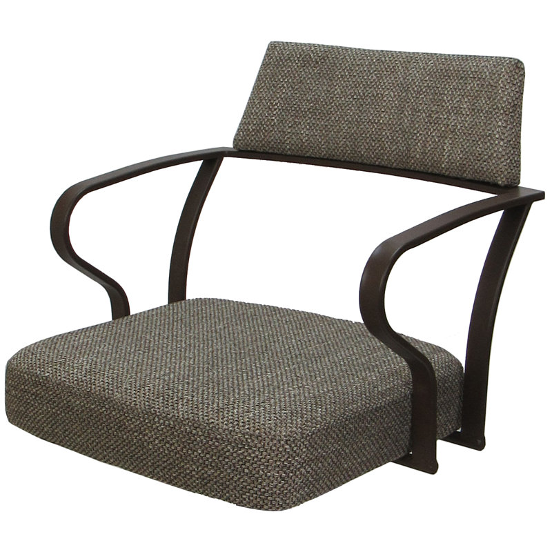 Très grand tabouret pivotant 34 po Gendt, Brun