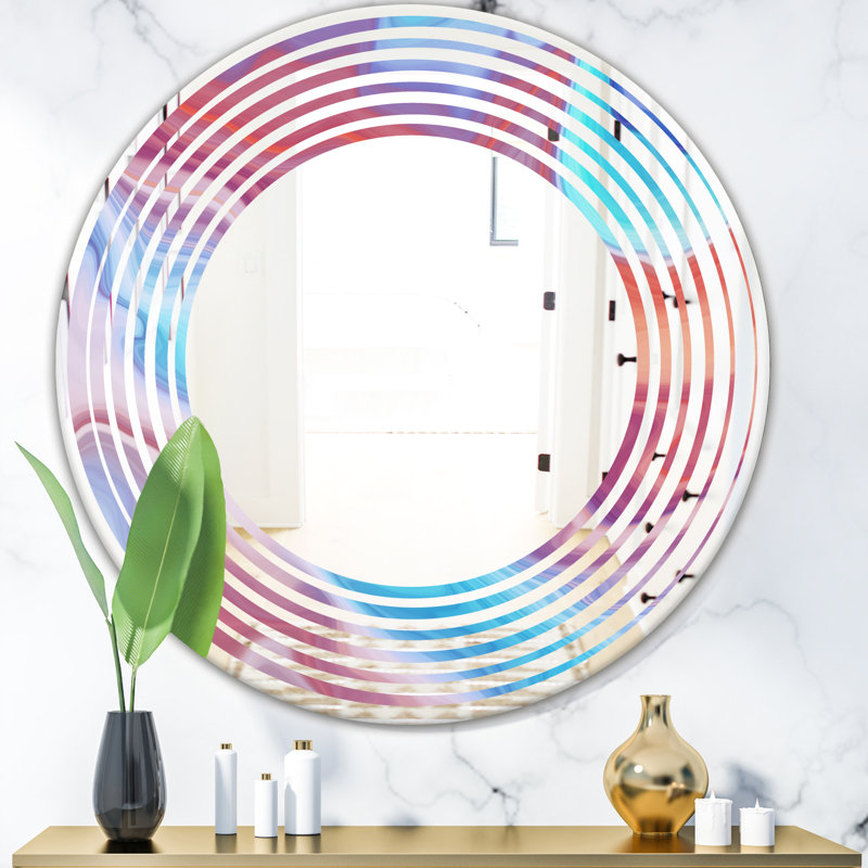 Miroir mural Wave, H 31,5 po x l po