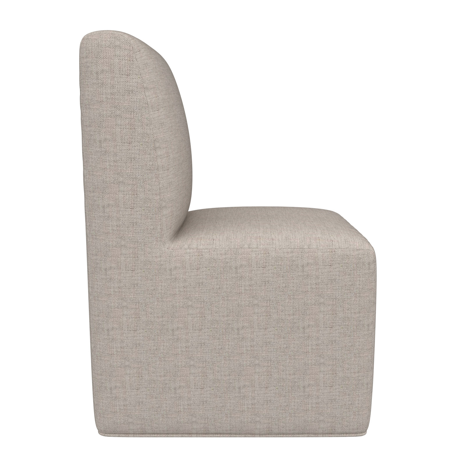 Praia Sunbrella® Patio Side Chair, Cast Silver Sunbrella®