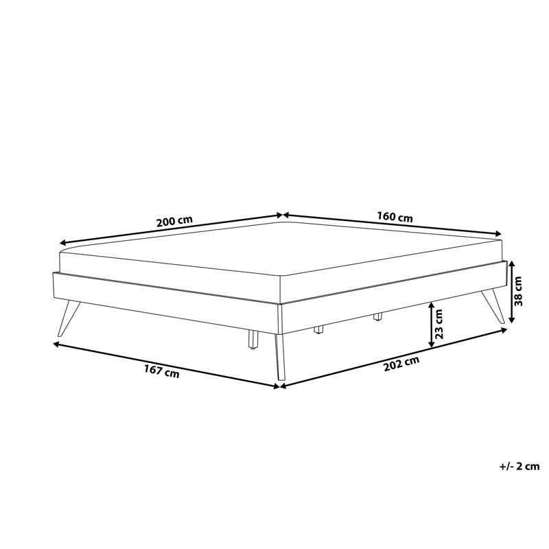 Leslie Bed, Kingsize (5')