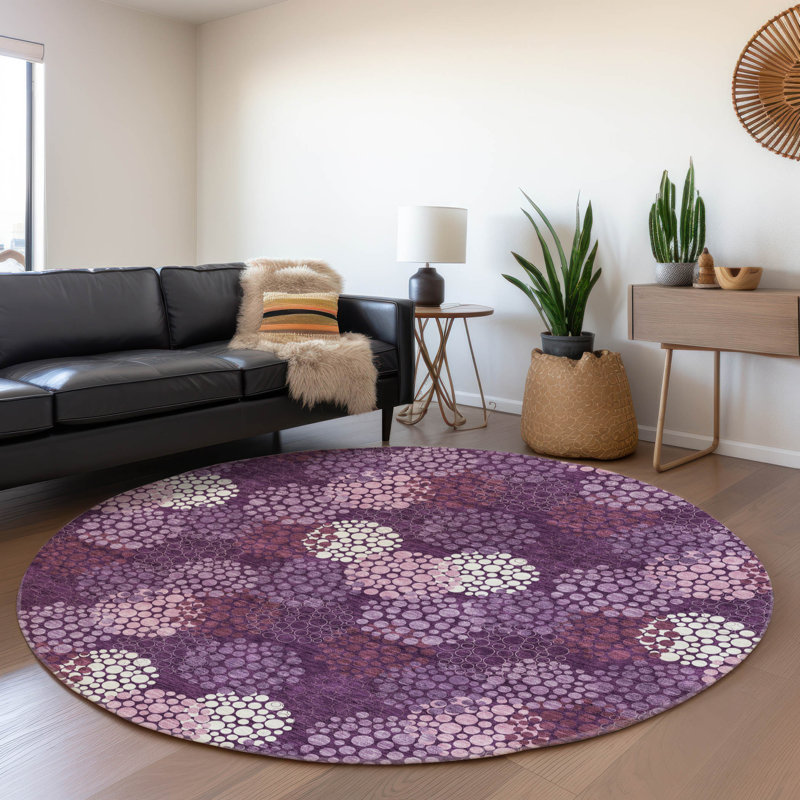 Tapis intérieur / extérieur Maliana, Rond 8 pi