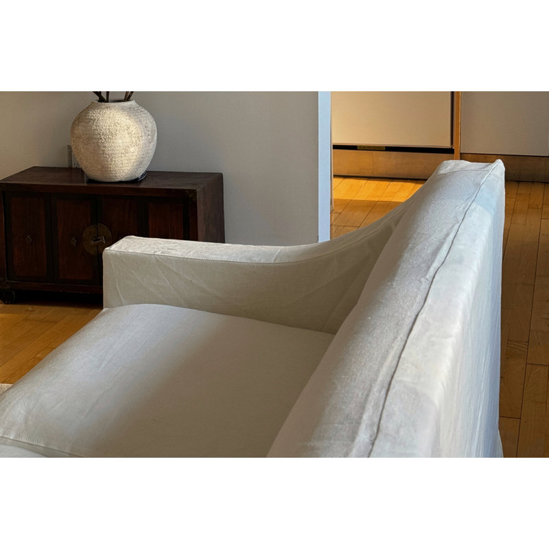 Evergreen Loveseat, Mustard Recycled Velvet