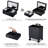 Plastic 3 Compartment Makeup Organizer