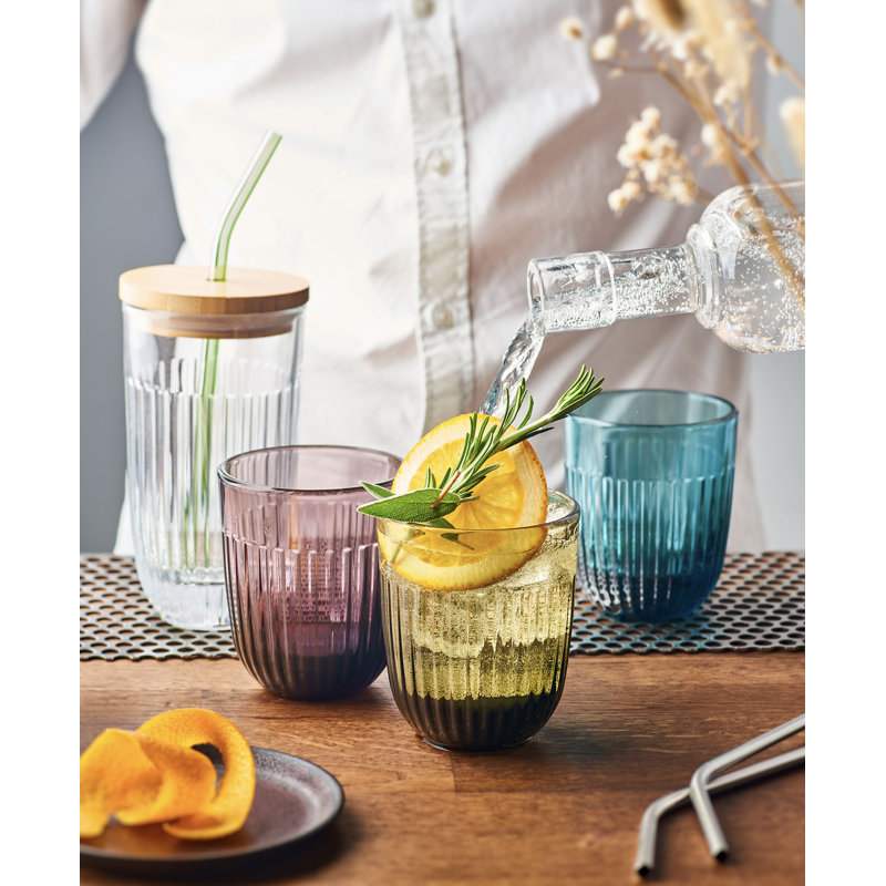 Quessant Drinking Glass, Green