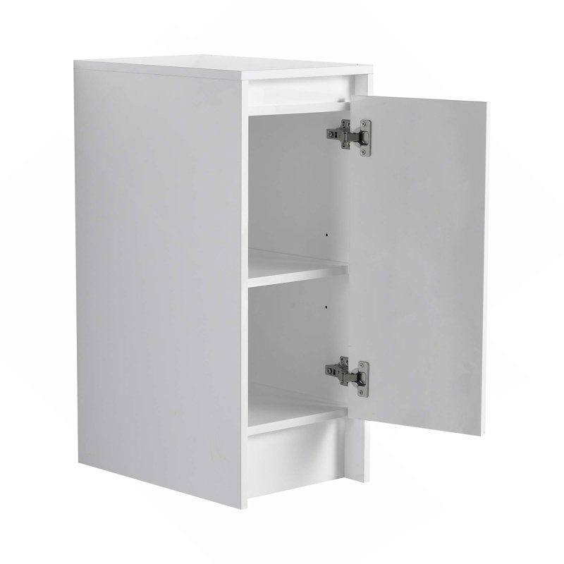 Meuble-lavabo autoportant avec lavabo en résine et armoires de rangement, avec porte à fermeture douce, ensemble KD, 60"