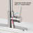 Topcraft Pull Down Single Handle Kitchen Faucet With Baseplate，Brushed Nickel-102192997