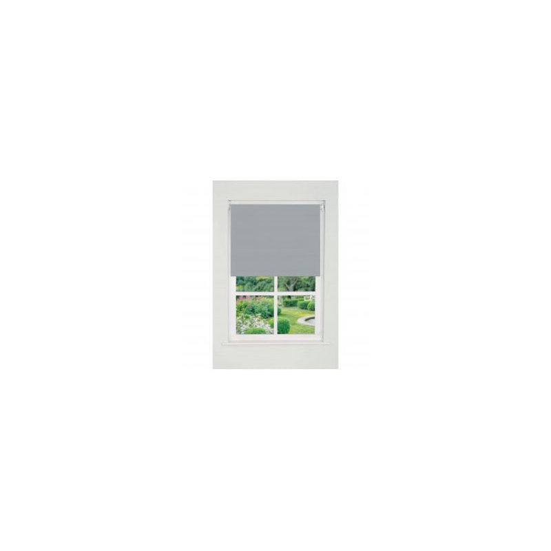 Semi Sheer Roller Blind, 125cm W x 165cm L, Light Grey