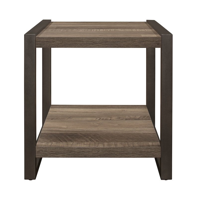 Table de bout moderne deux tons