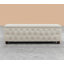 Riga Wide Velvet Tufted Rectangle Solid Color Ottoman Box with Storage, Upholstered Footstool Shoes Bench with Legs