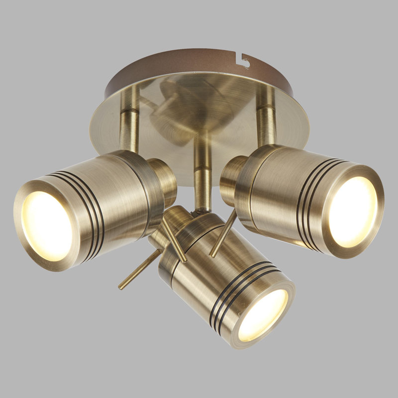Marceline Ceiling Spotlight, Antique Brass