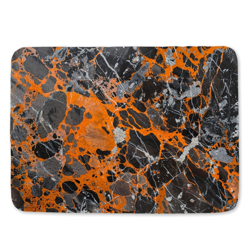 Rotem Microfiber / Microsuede Non-Slip Bath Mat, 17"W x 24"L