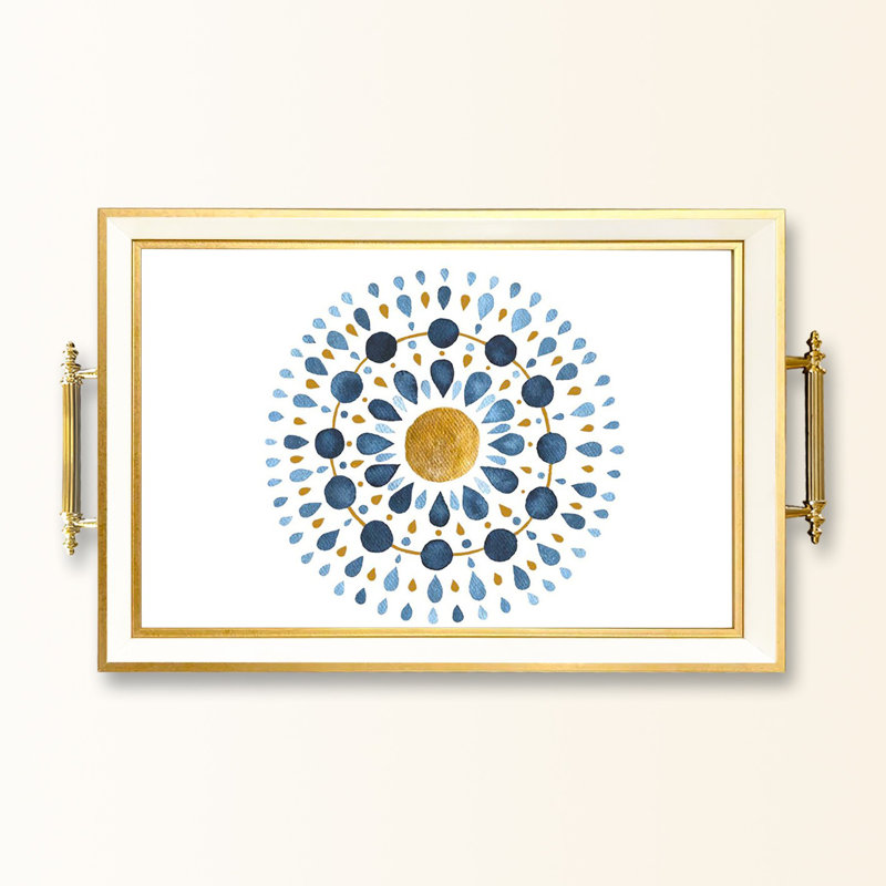 Elegant Glass Tray, 19.7 x 11.4 x 1.4 inches | 100% Durable Glass Construction | Easy to Clean with Damp Cloth | Ideal for Serving, Decorative Display, and Organizing | Stylish Addition to Home Décor