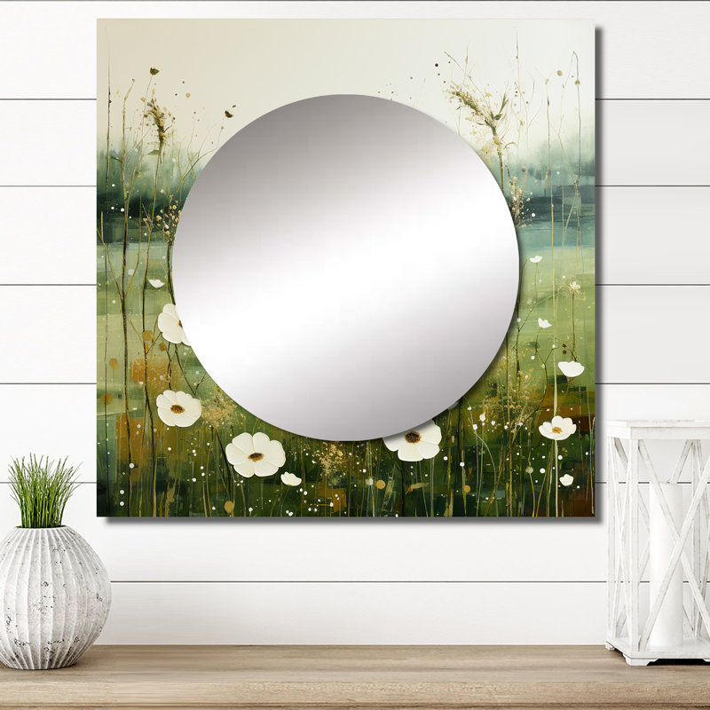 Postelaite - Grand miroir carré pour plantes et fleurs, 36 po x 36 po