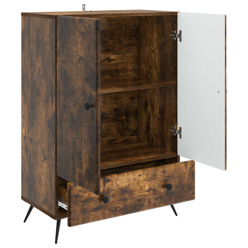 66cm Sideboard, Smoked Oak