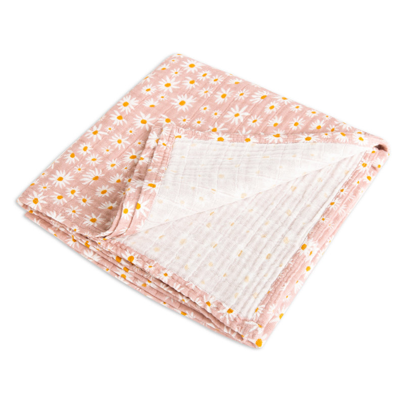 Daisy Organic Muslin Swaddle