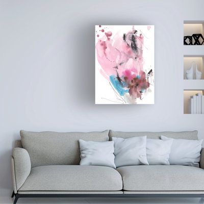 Orren Ellis Melissa Wang Shimmer Blush II Canvas Wall Art