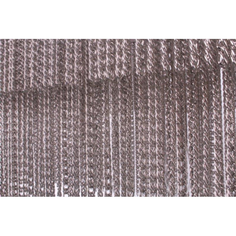 Lustre rectangulaire à chaîne en métal 20 lumières, Laiton brossé, Laiton poli, 40" Length  x 5" Width x 24' Height