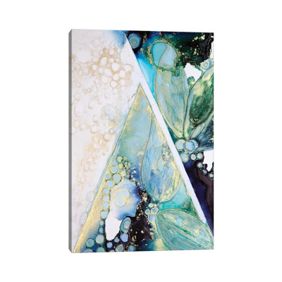 Geo Blues 1 Piece Painting on Canvas