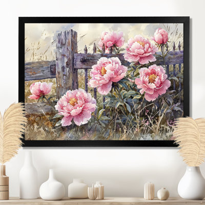 Pivoines de Purcell par The Farm Gate I - pivoines, art mural