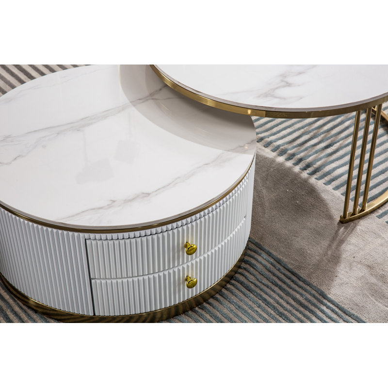 2 tables gigognes avec rangement Frame