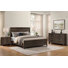 Blinda Dark Oak Queen Bedroom Set With Dresser And 2 Nightstands