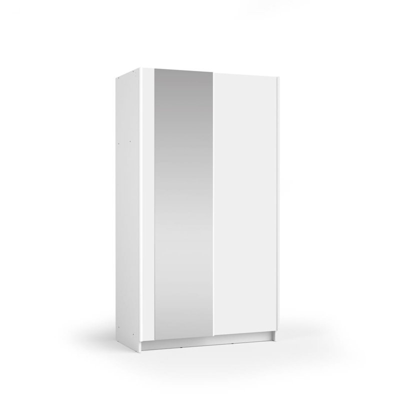 Takenya 2 Door Manufactured Wood Wardrobe, White