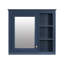 Meuble-lavabo moderne de 30 po avec lavabo supérieur, 2 tiroirs, tiroir basculant et armoire à miroir pour un rangement efficace-116332408