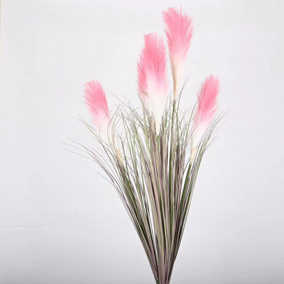 36" H Farmhouse Artificial Onion Tall Grass Greenery, Boho Faux Fake Grass Shrubs Plant For Vase Filler Home Office Decoration