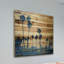 «Blue Palms» par Parvez Taj, reproduction d'art sur bois de pin naturel-380197832