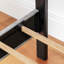 Lit plateforme tapissier Roheel avec capitonnage Diamond Channel-839317713-839317742