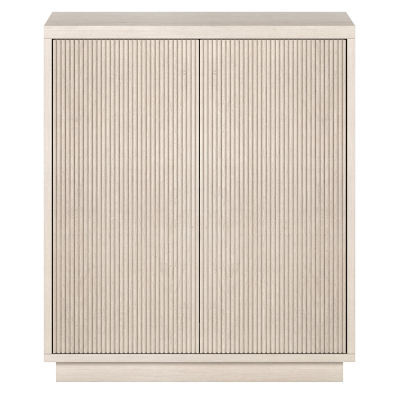 2 - Door Standard Accent Cabinet, Alder White