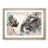 Lion Cub with Its Mother in Abstract - Picture Frame Painting Print-55580748-55580746