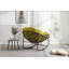 Chaise berçante d'extérieur, chaise berçante inclinable rembourrée
