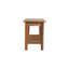 Table basse Rope, tablette ouverte, brun clair