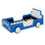 Lit plateforme simple en forme de voiture de course - équipé de roues-1336689798
