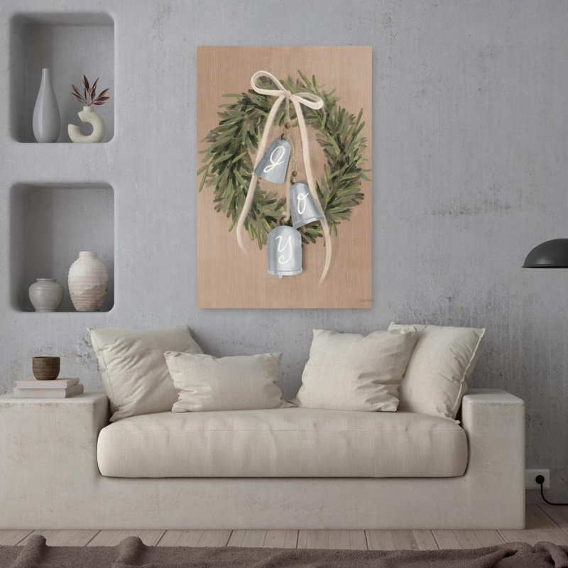 Joy Bells, art contemporain rustique, H 36 po x l 24 po