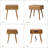Isabele 23.75" H Manufactured Wood End Table with Charging Station-1319200510