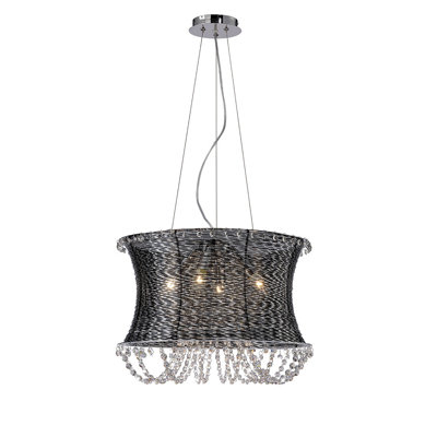 4 - Light Drum Chandelier