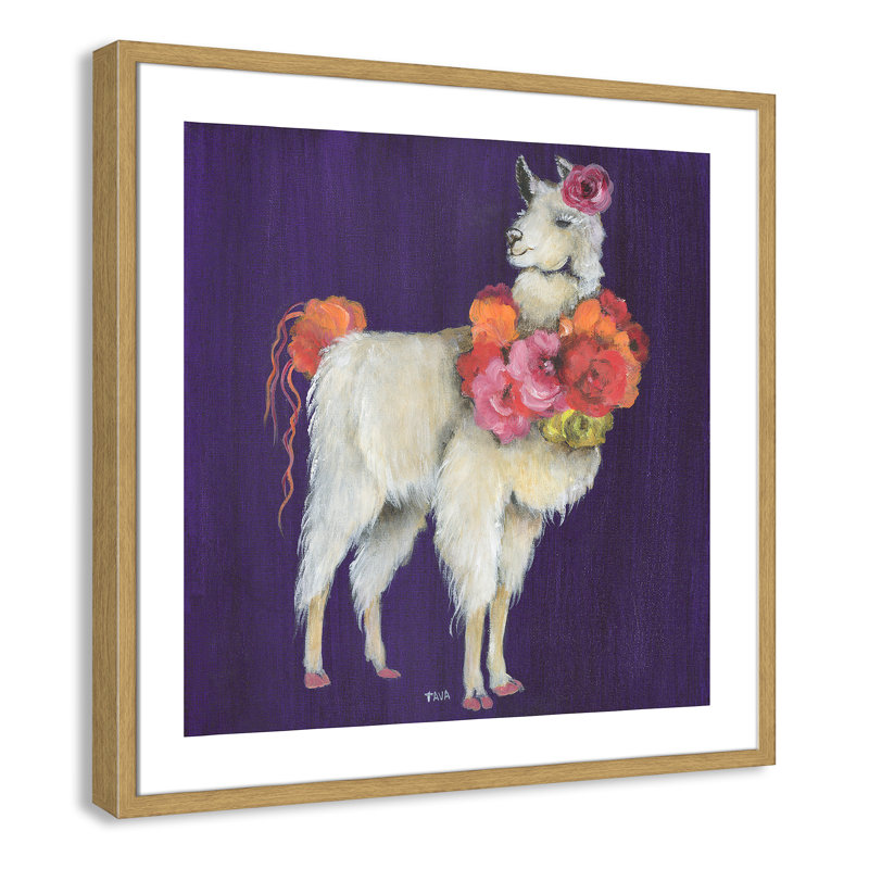 Art sur toile little, H 9 po x l 9 po x P 1,18 po, Cadre en chêne