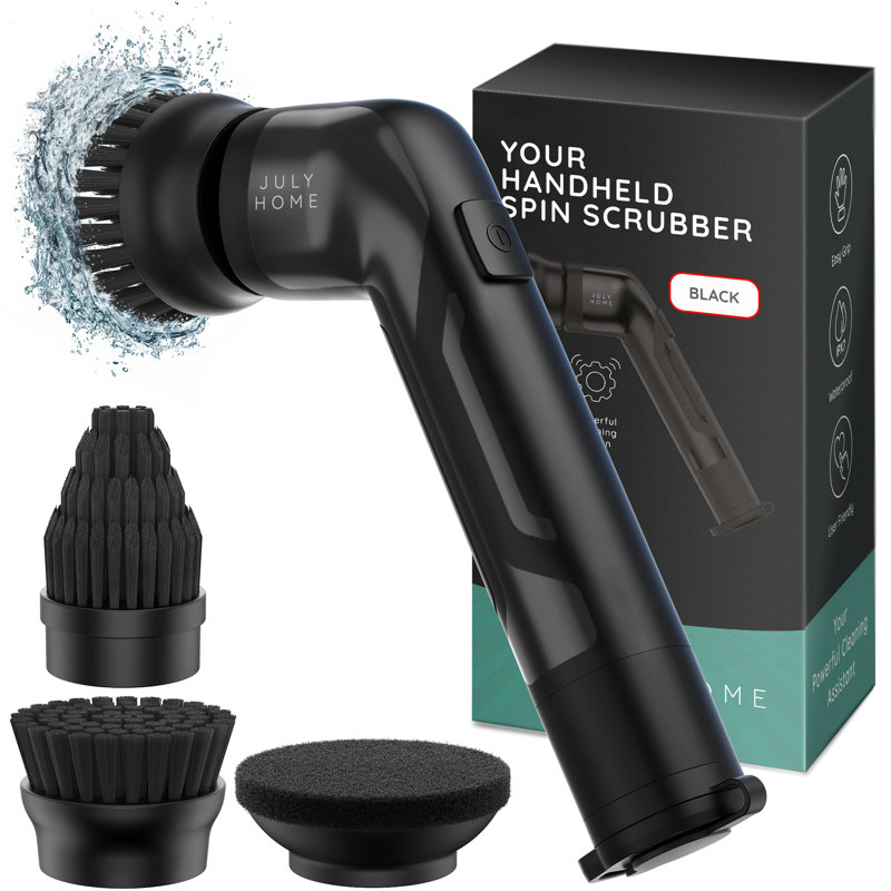 Brosses de nettoyage électriques portatives, Noir