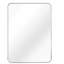 Miroir de salle de bain rectangulaire en métal argenté 24 po x 36 po-1338505438