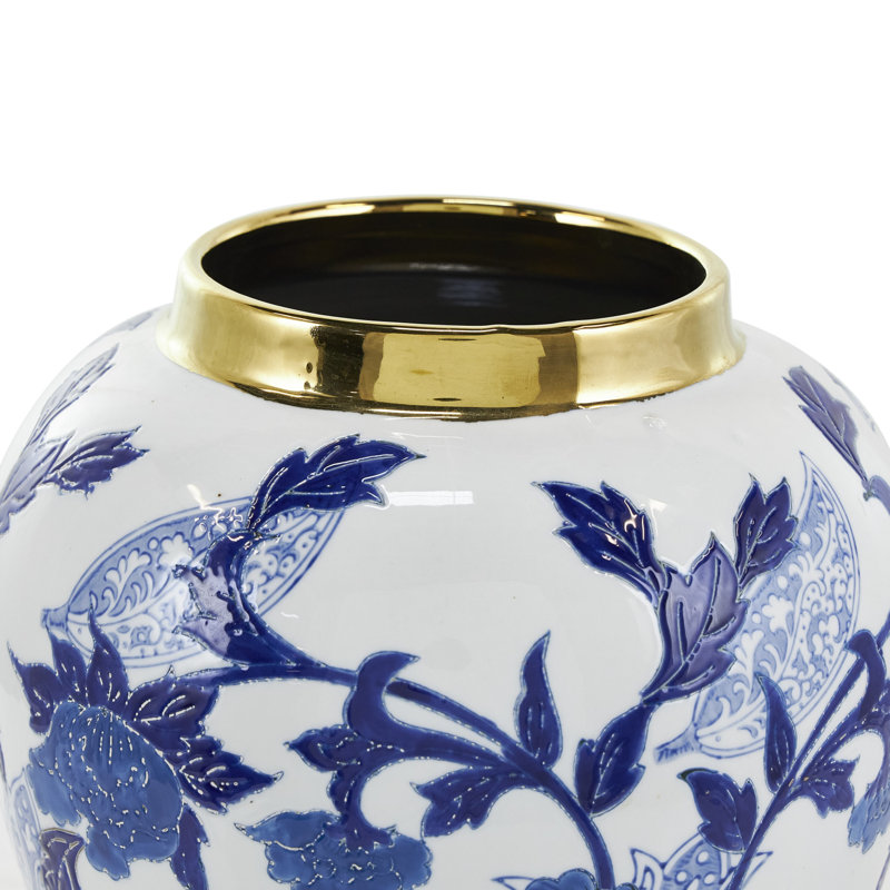 Pots décoratifs en céramique Elren, H 17,35 po x l 9,15 po x P 9,15 po