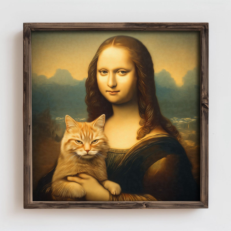 Peinture décorative en panneau de fibres à densité moyenne, H 13,39 po x l 13,39 po