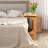 Bamboo Sofa Table End Table Bedside Table With Storage Bag