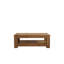 Une table basse moderne et pratique en bois naturel. La table basse à double couche est fabriquée en panneau de fibres à densité moyenne. Convient au salon, à la chambre à coucher et au bureau-1089780140
