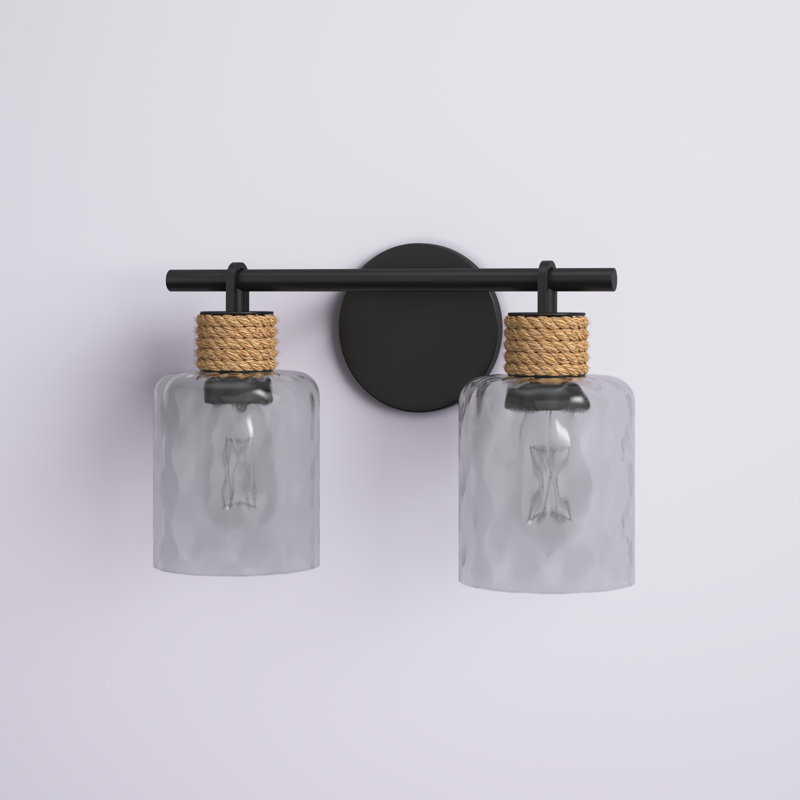 Éclairage pour meuble-lavabo à 2 lumières à intensité variable Juana