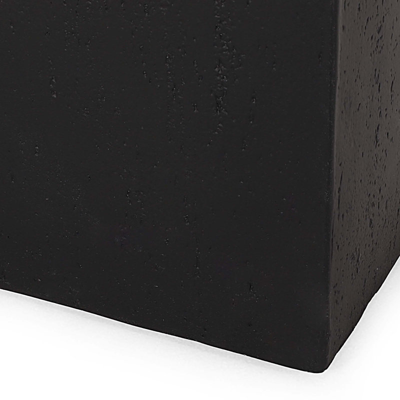 Planter. No assembly is required., 16.03" H x 31.28" W x 15.72" D, Black